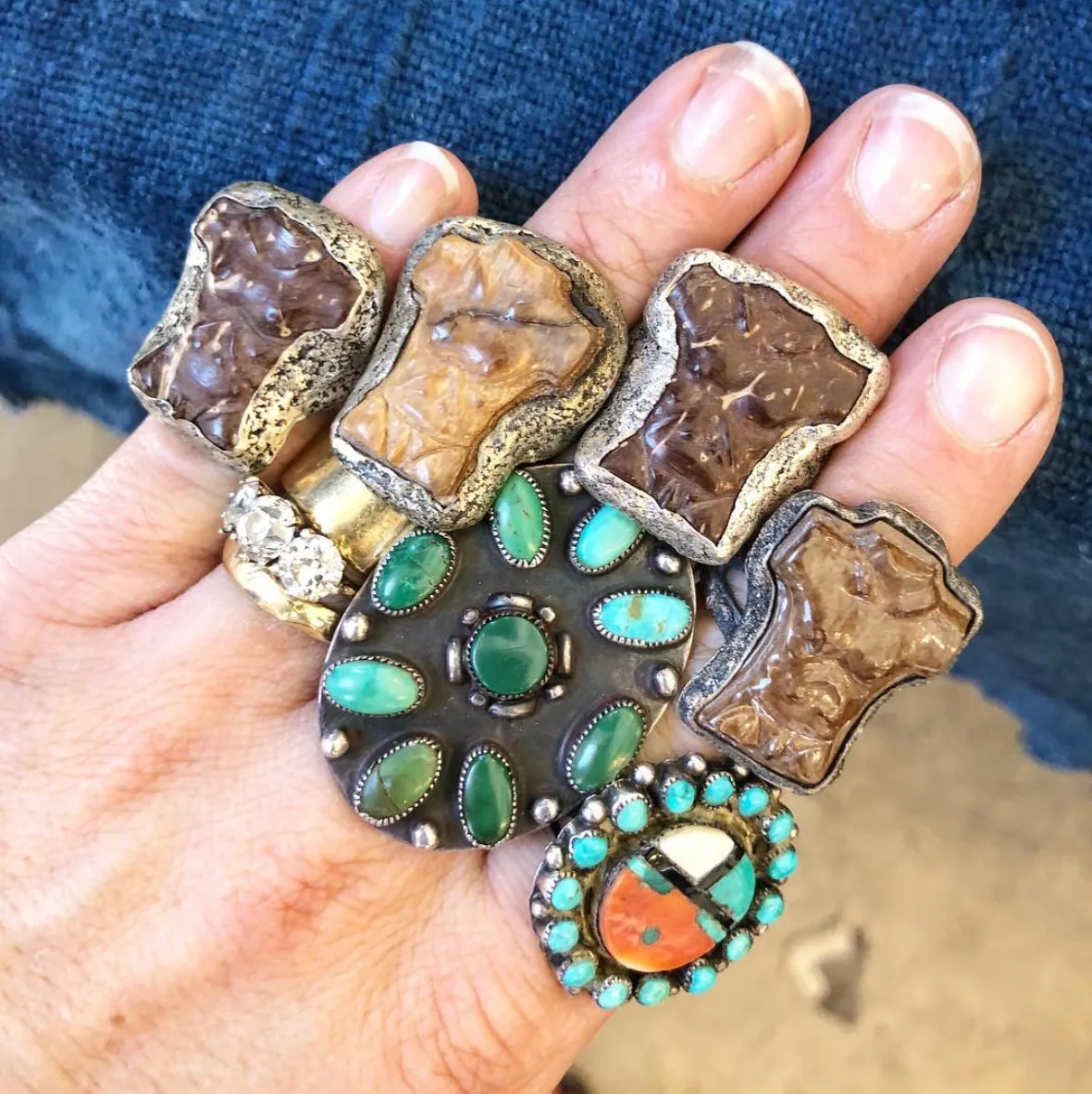 Lou Zeldis Torso Ring - 7.5
