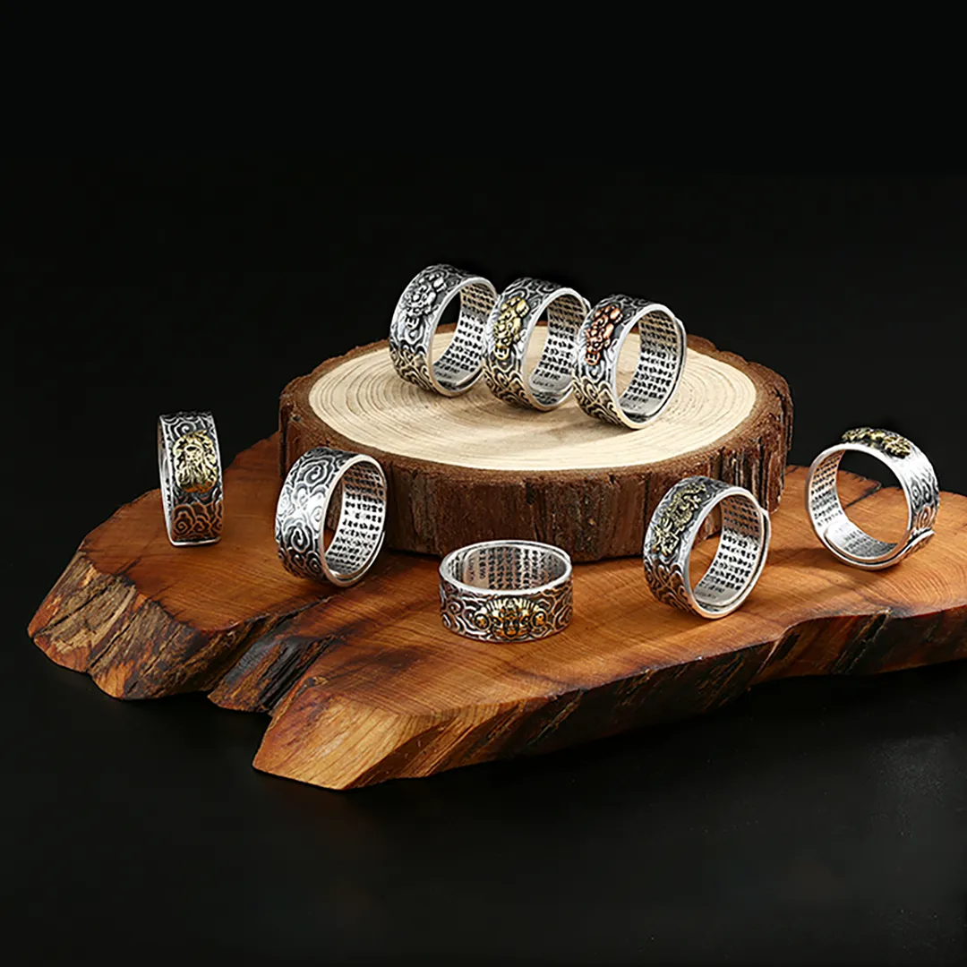 Loyalty Adjustable Silver Rings
