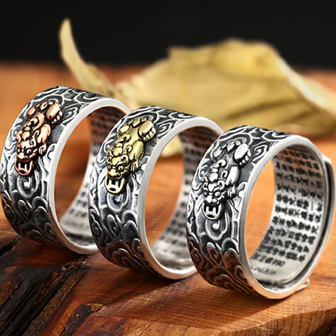 Loyalty Adjustable Silver Rings