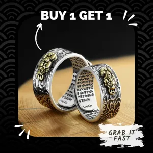 Loyalty Adjustable Silver Rings