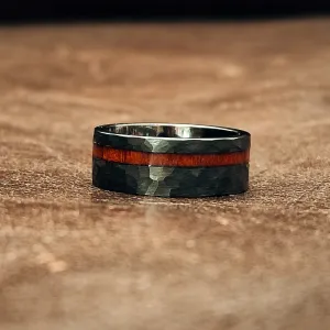 Luke Skywalker (Hammered) - Rosewood Men's Tungsten Ring