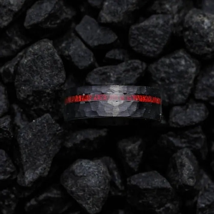 Luke Skywalker (Hammered) - Rosewood Men's Tungsten Ring