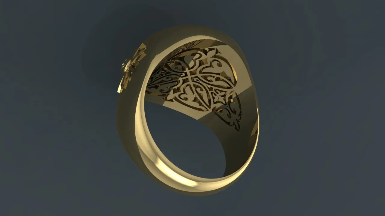 Master Mason S&C Skull  Ring