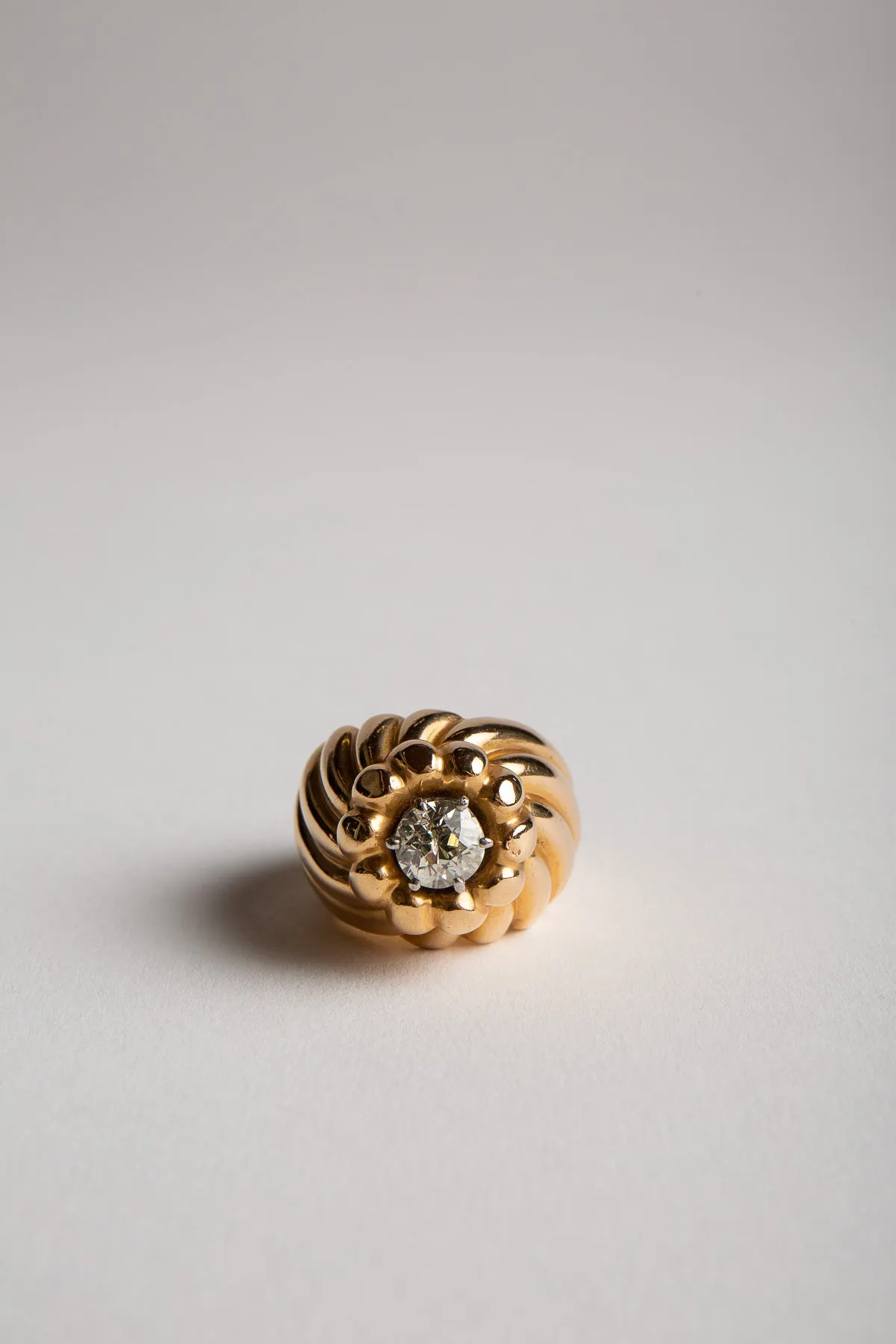 MAXFIELD PRIVATE COLLECTION | 1950'S FRENCH DIAMOND DOME RING