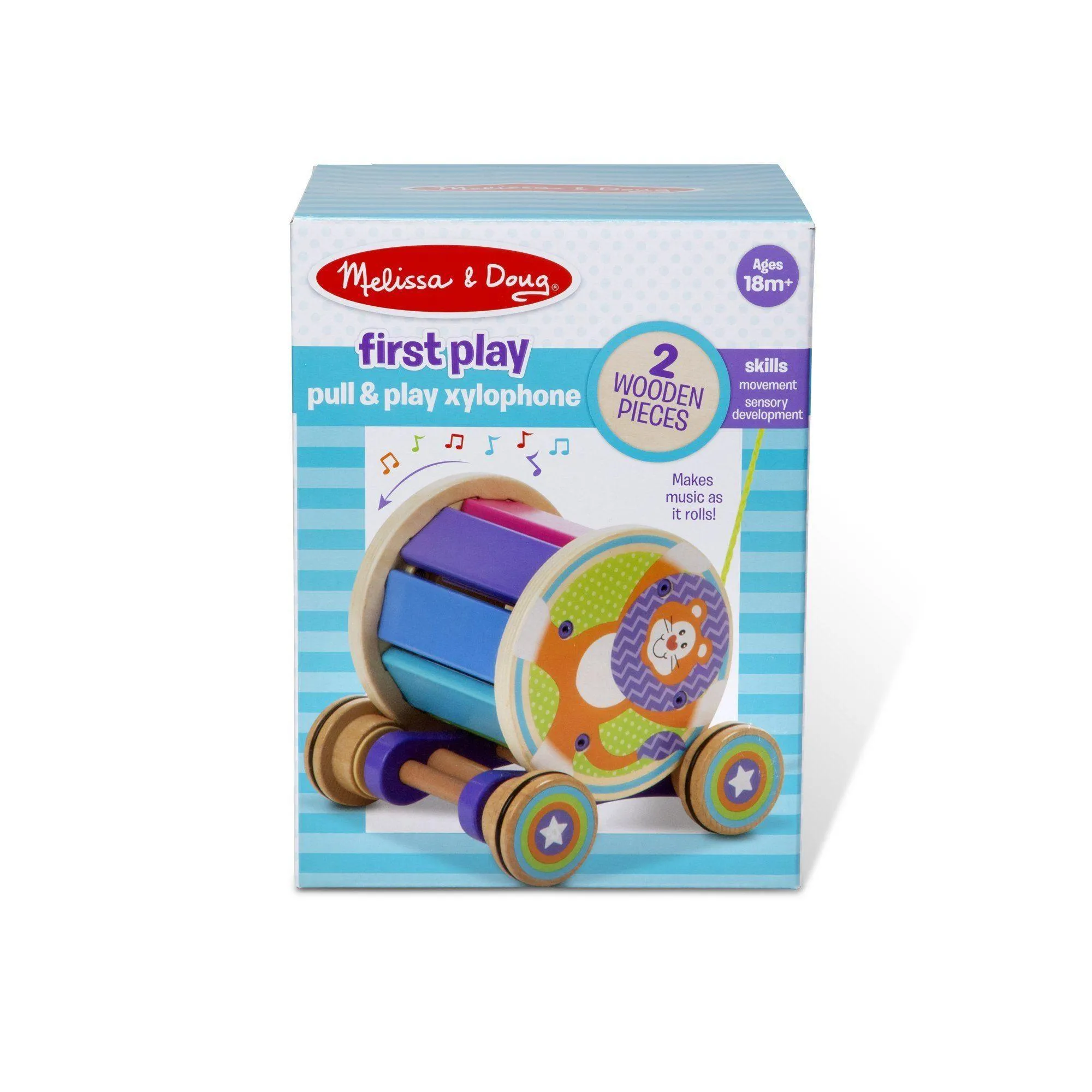 Melissa & Doug 13012 First Play Pull & Play Xylophone