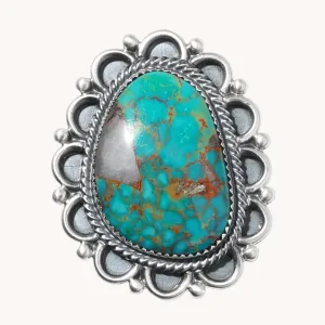 Men's Adjustable Turquoise Rings