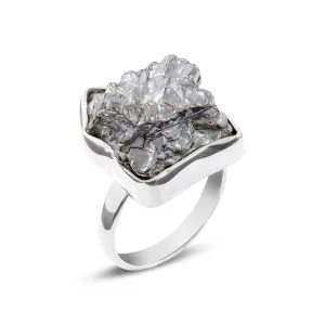 Meteorite Silver Rings