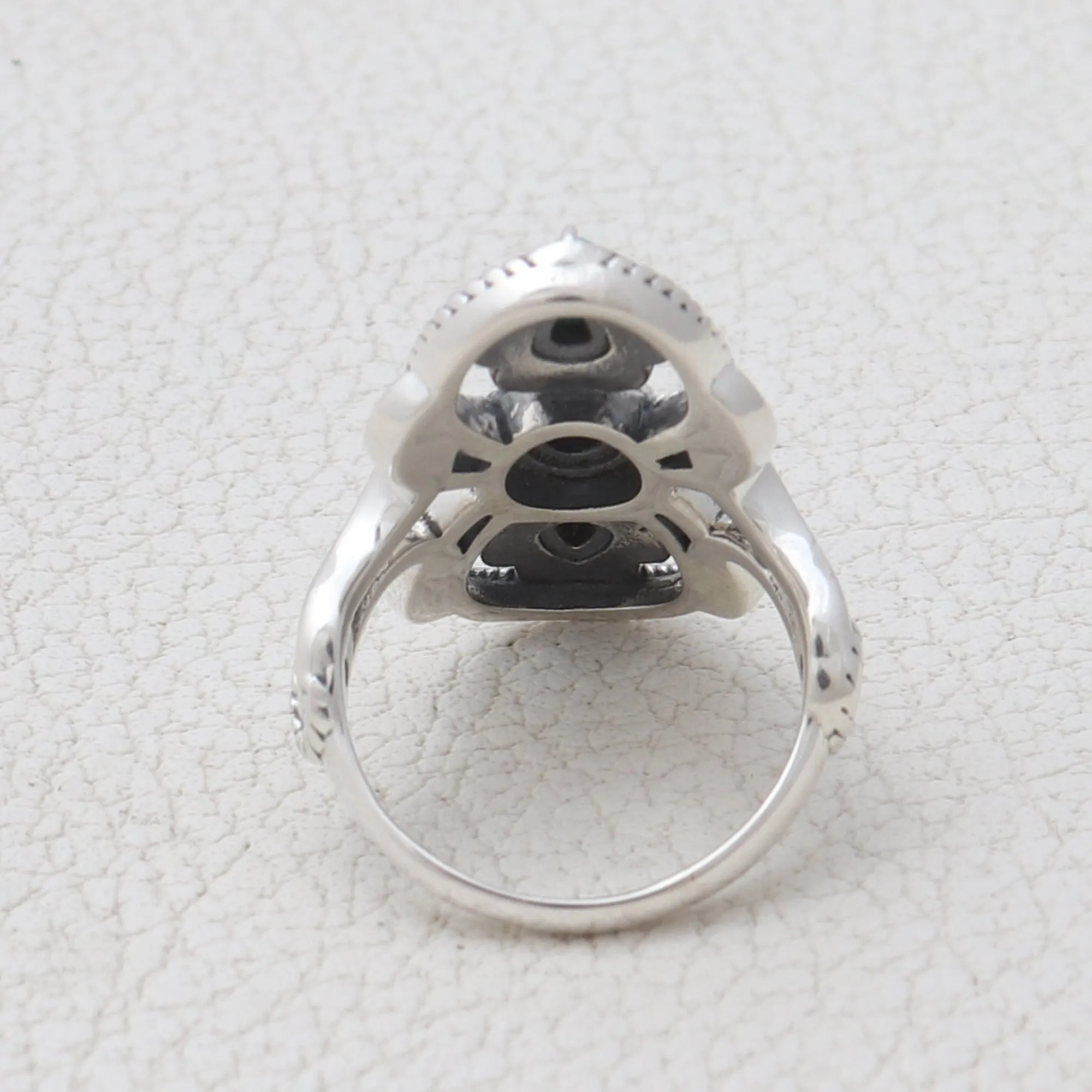 Mexican Turquoise Silver Band Rings
