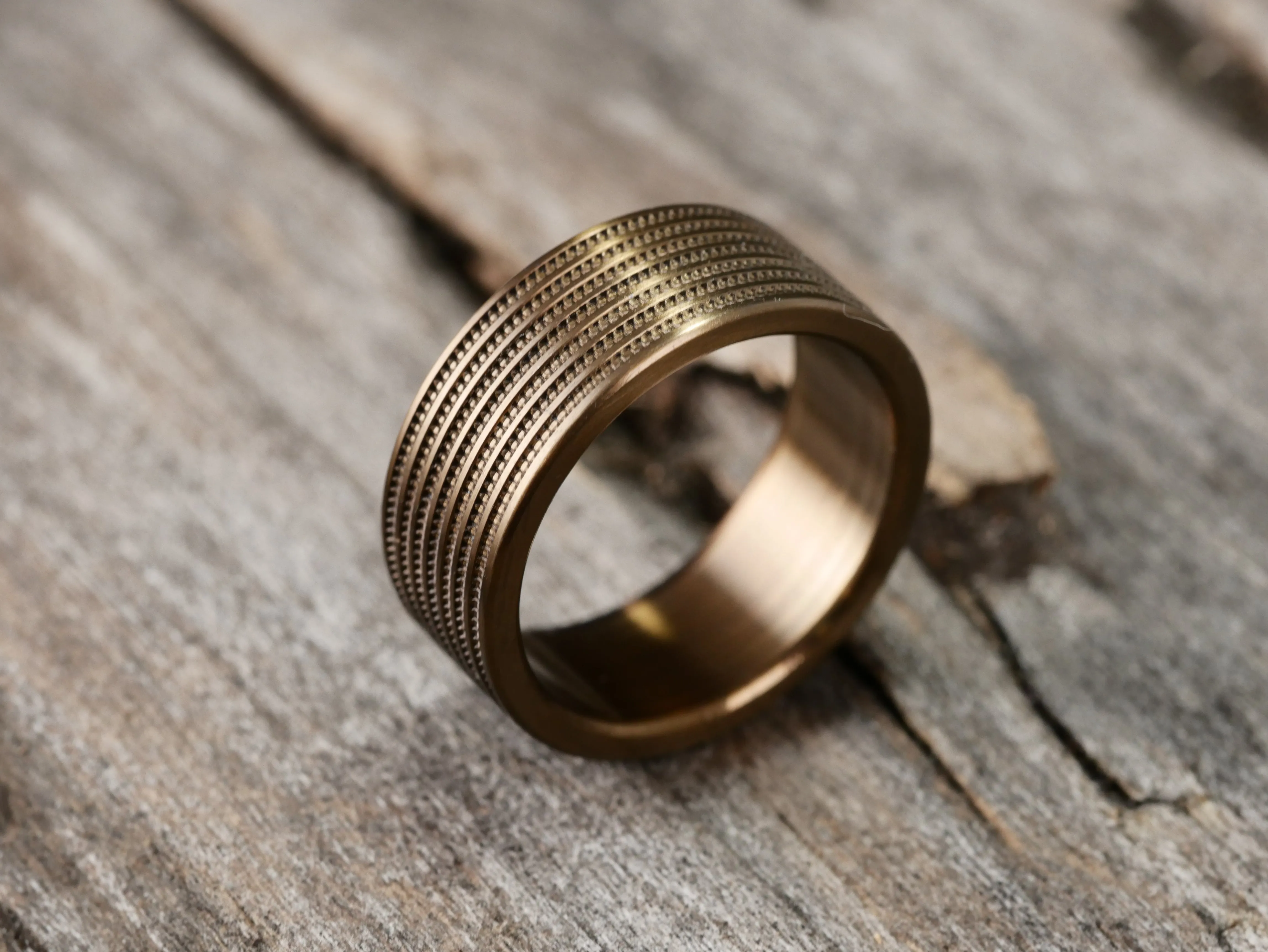 Milgrain - Burnt Bronze finish