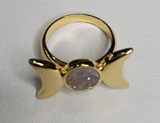 Moon Crescent Ring - Gold