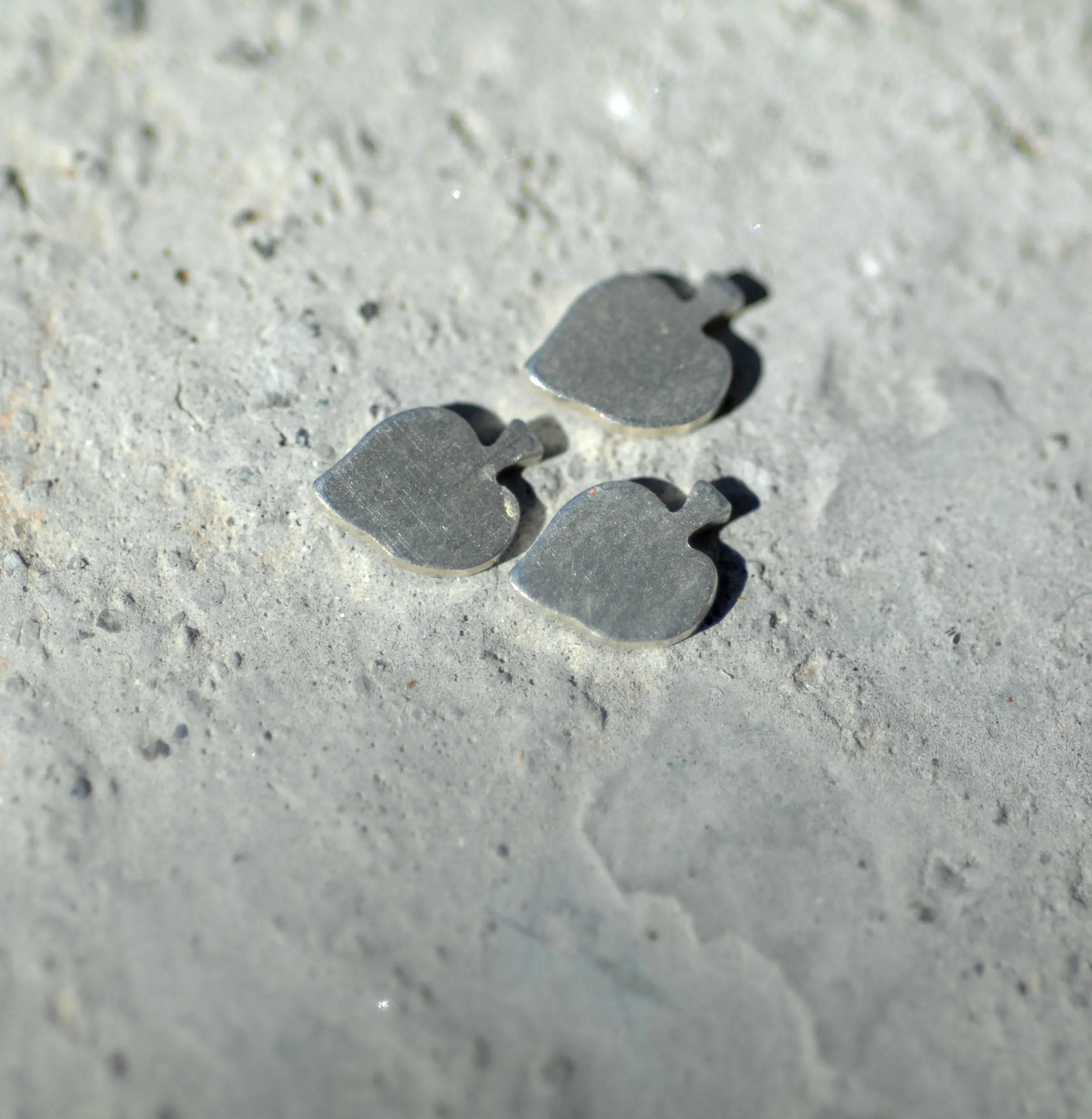 Most Tiny Metal Lily Leaf Mini Blanks
