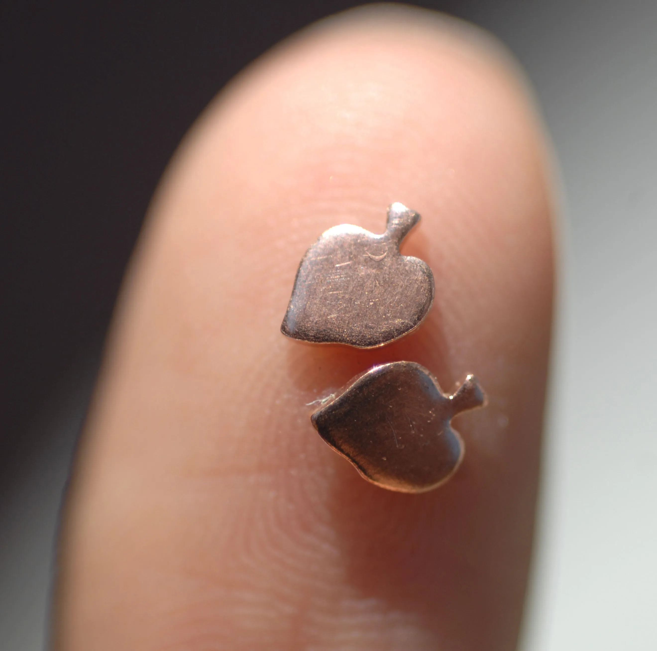 Most Tiny Metal Lily Leaf Mini Blanks