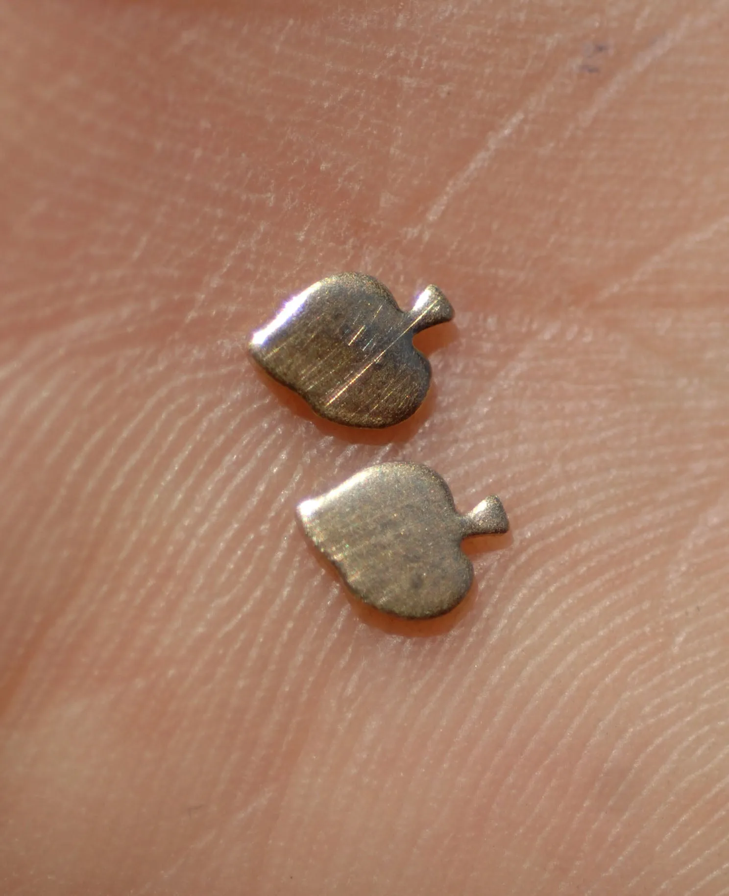Most Tiny Metal Lily Leaf Mini Blanks