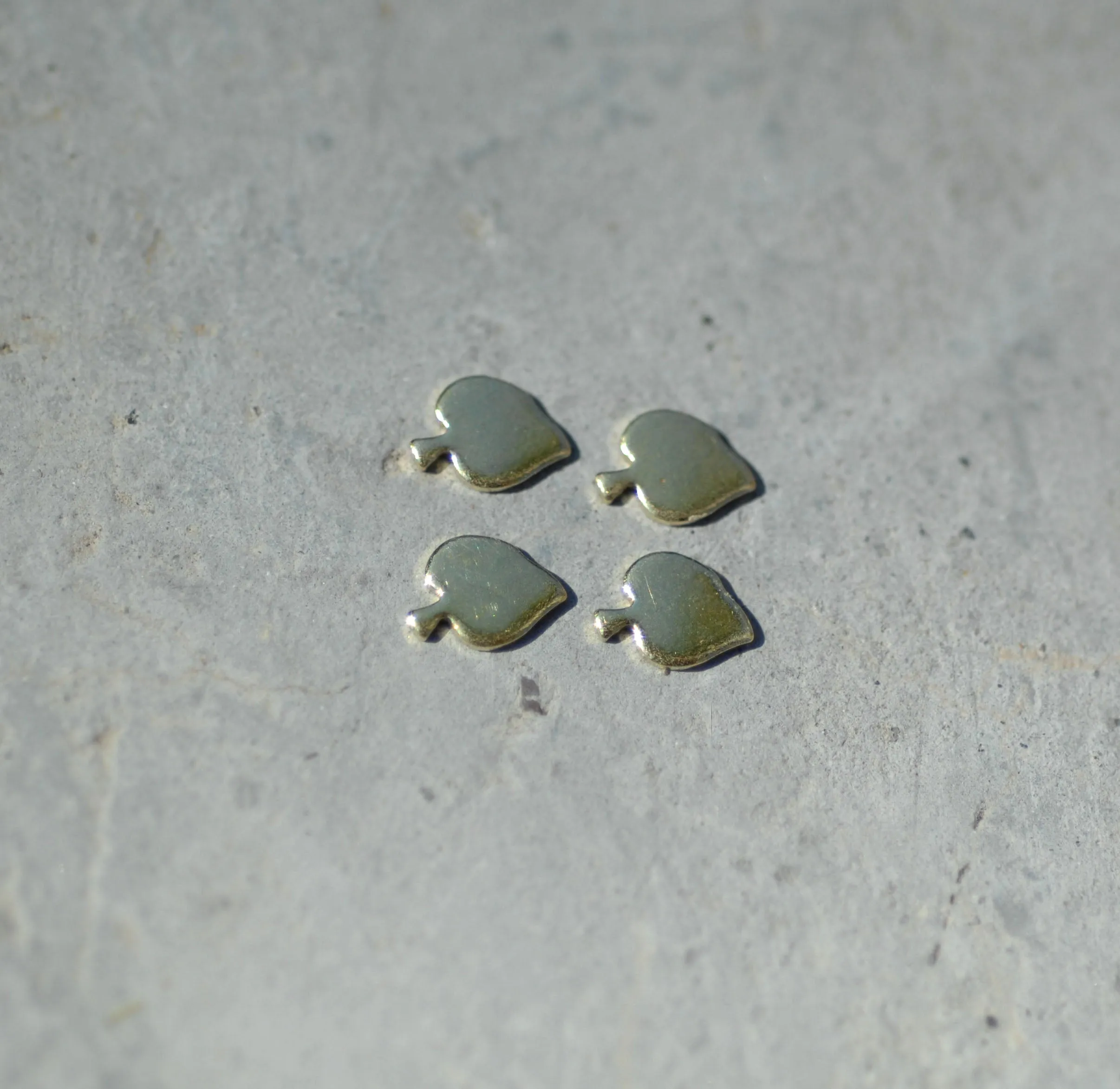 Most Tiny Metal Lily Leaf Mini Blanks