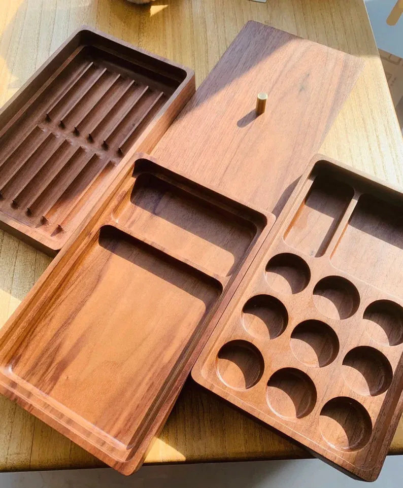 Multi layer Wooden Jewelry Organizer