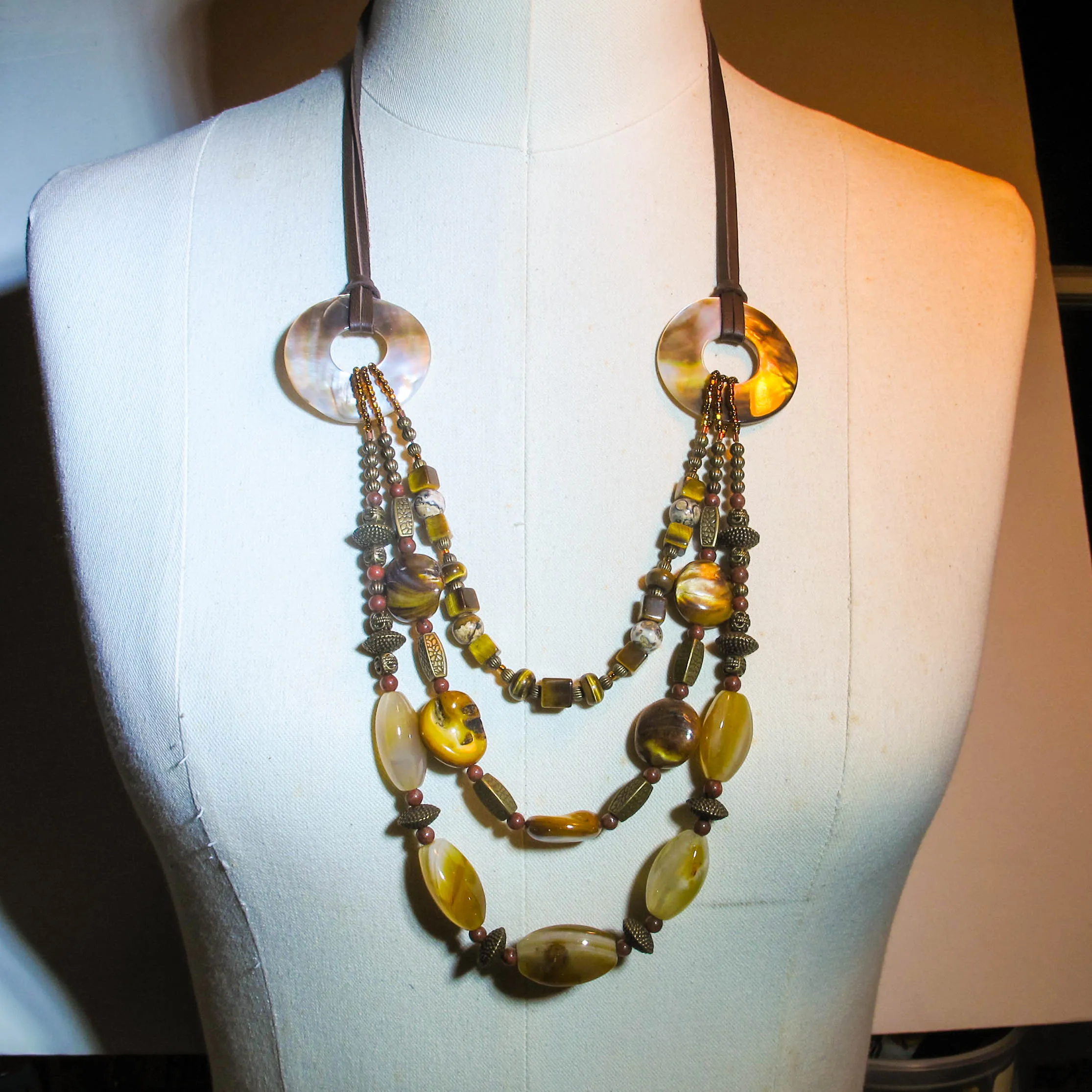 Multi-Strand Antiquity Necklace