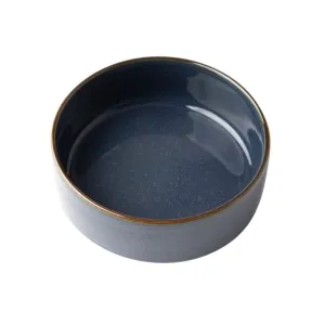 Omada Flat Stackable Cereal Bowl Blue OM-0000052