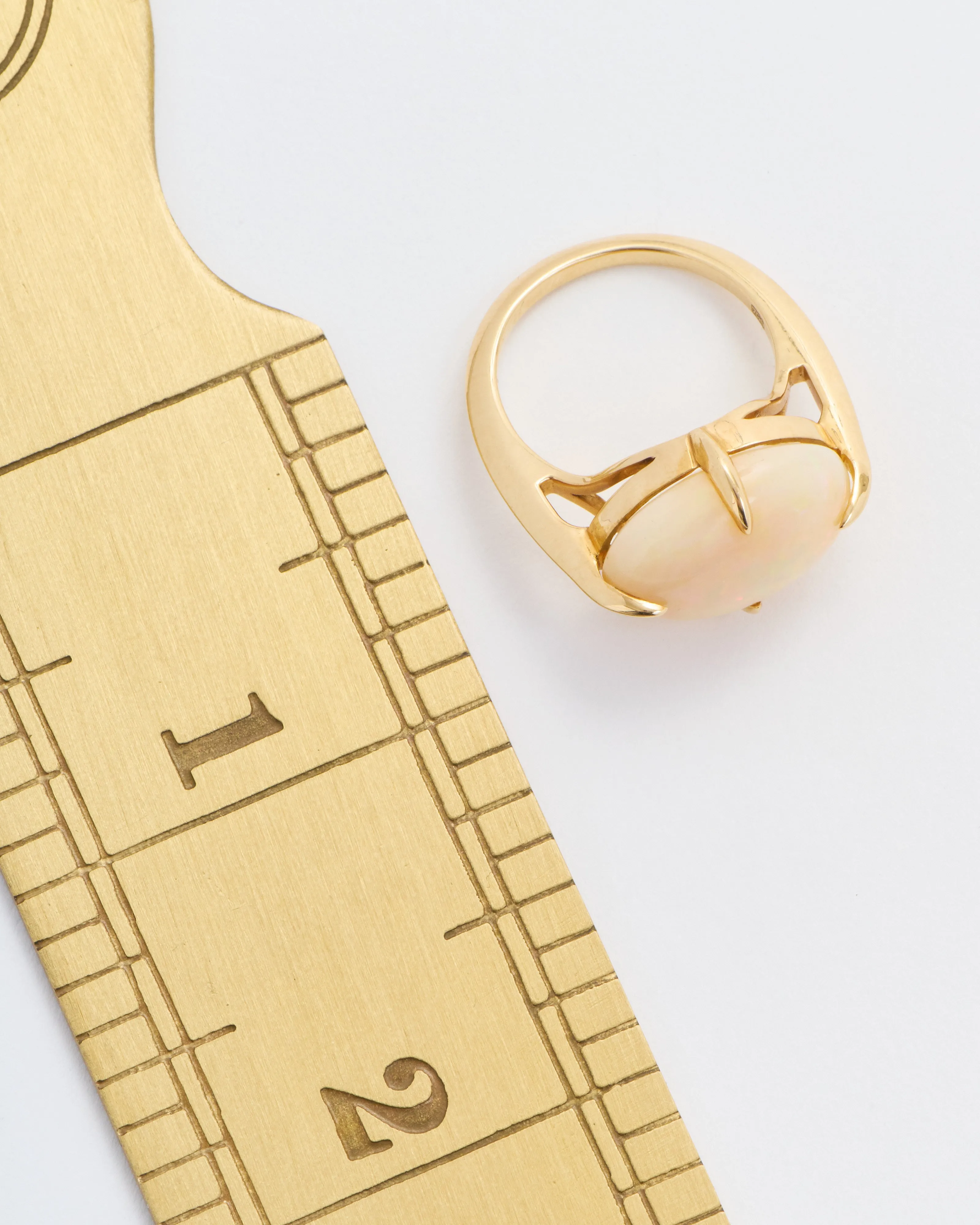 opal compass ring