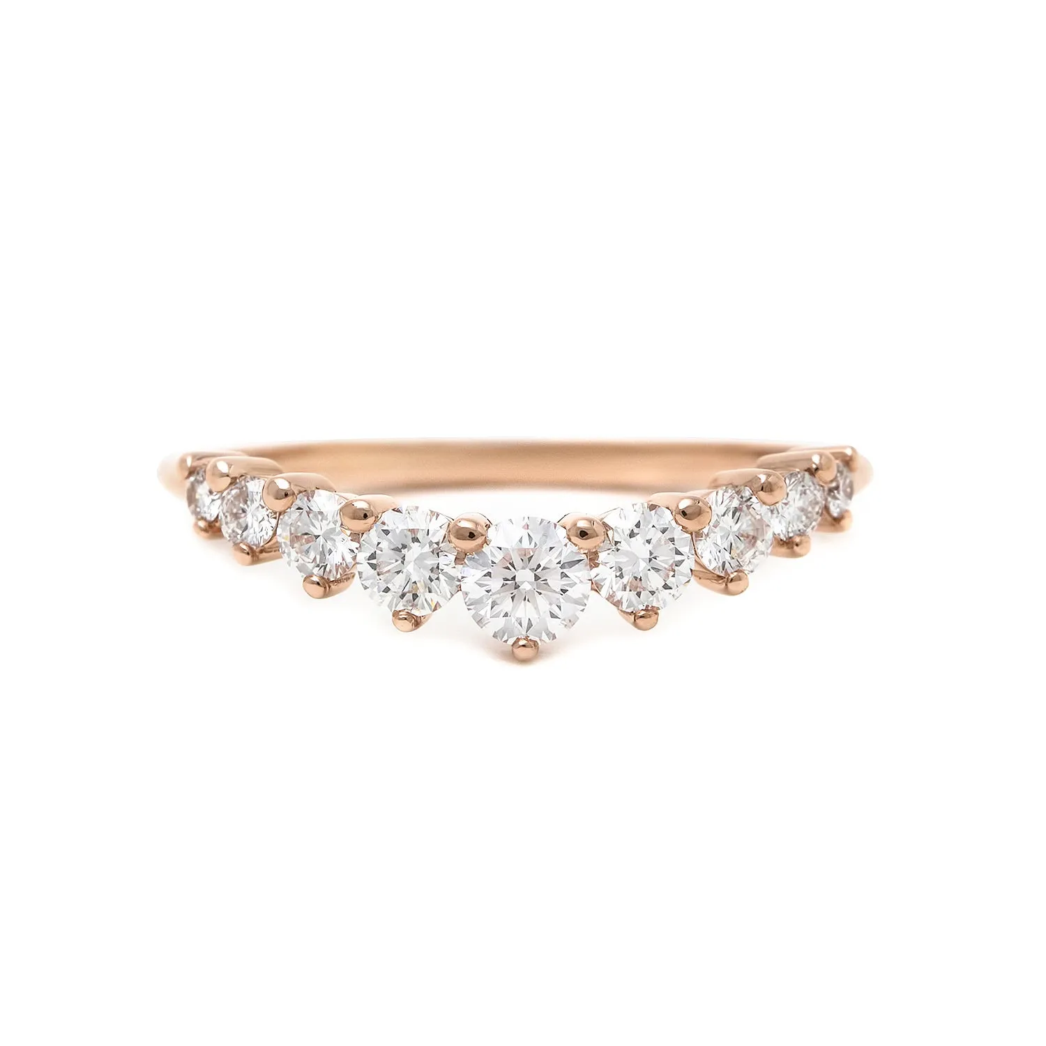 Orla Ring | Diamond Tiara Hugger Band