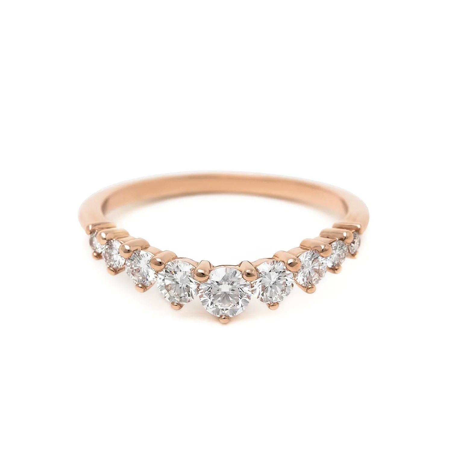 Orla Ring | Diamond Tiara Hugger Band
