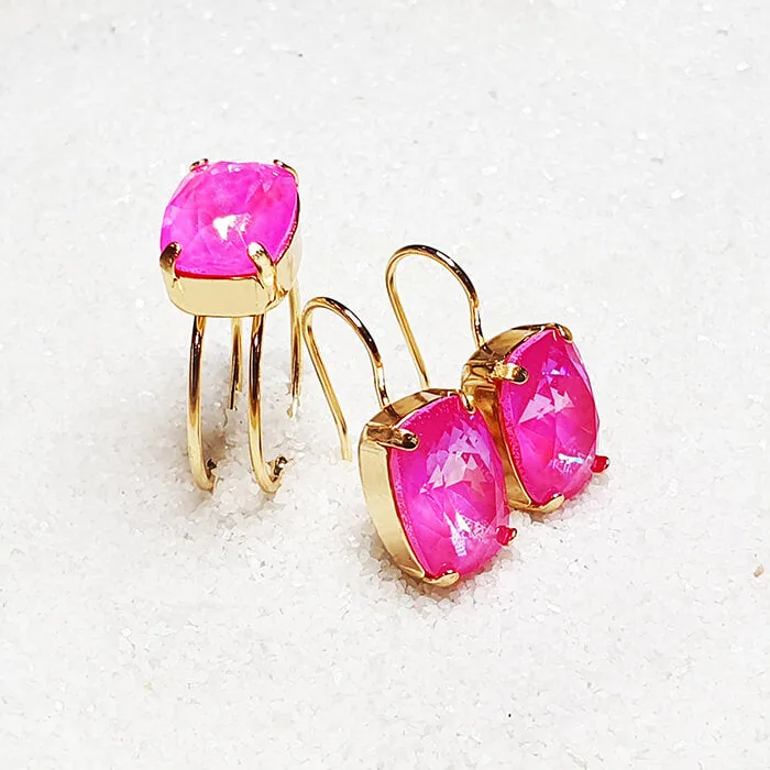 Orson Hot Pink Crystal Ring
