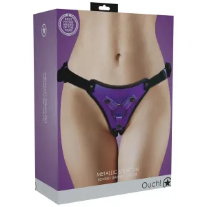 OUCH! Metallic Strap On Harness - Metallic