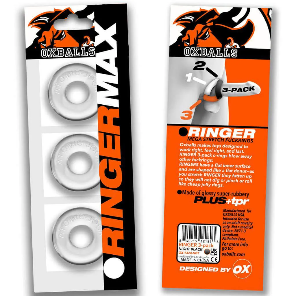 Oxballs Ringer Max 3-Pack - Clear