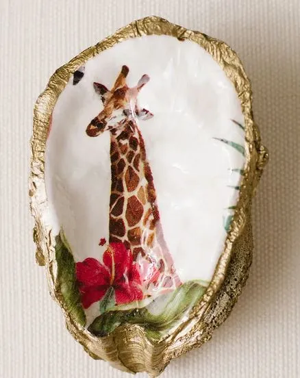 Oyster Shell Jewelry Dishes