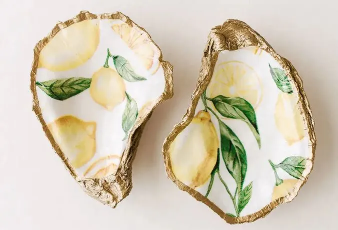 Oyster Shell Jewelry Dishes