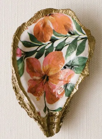 Oyster Shell Jewelry Dishes