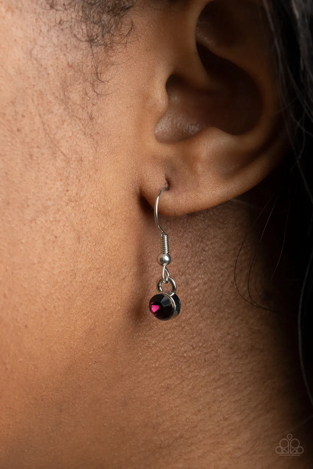 Paparazzi - Thanks A MEDALLION - Purple Necklace & Earrings