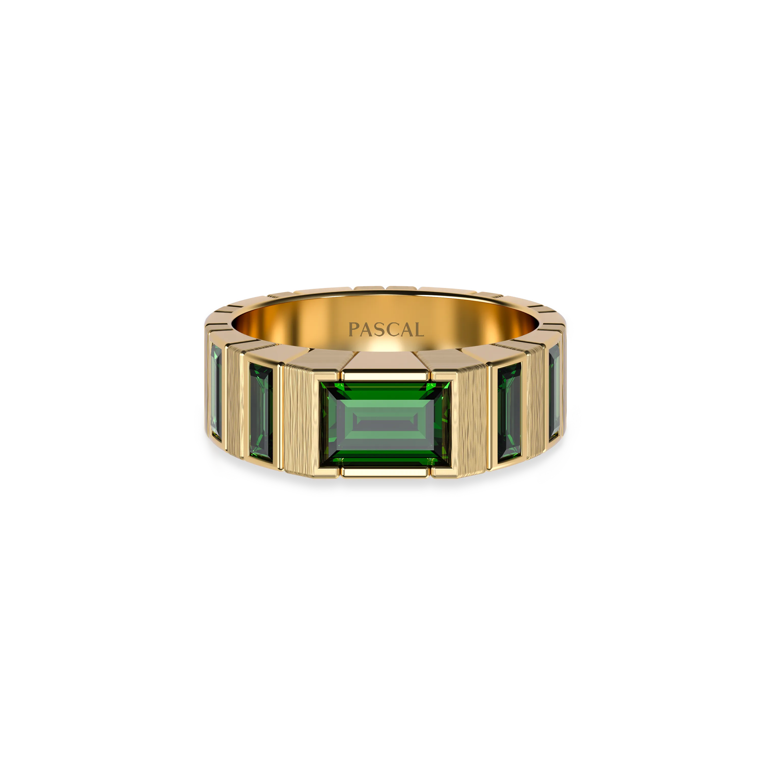 'Parthènope' Gemstone Band Ring