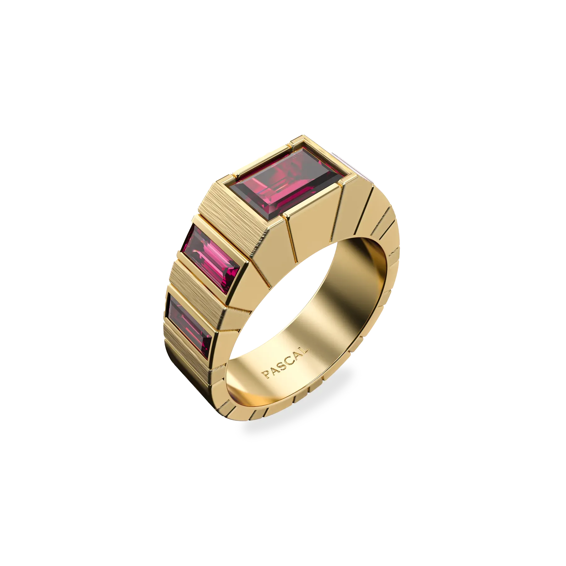 'Parthènope' Gemstone Band Ring