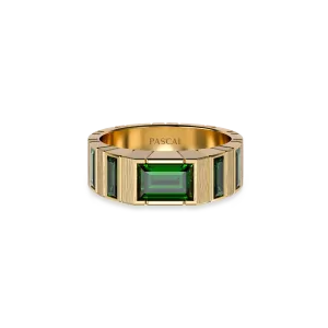 'Parthènope' Gemstone Band Ring
