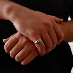 Paua Signet Ring