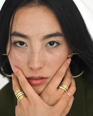 Pearl Enamel Stackable Rings