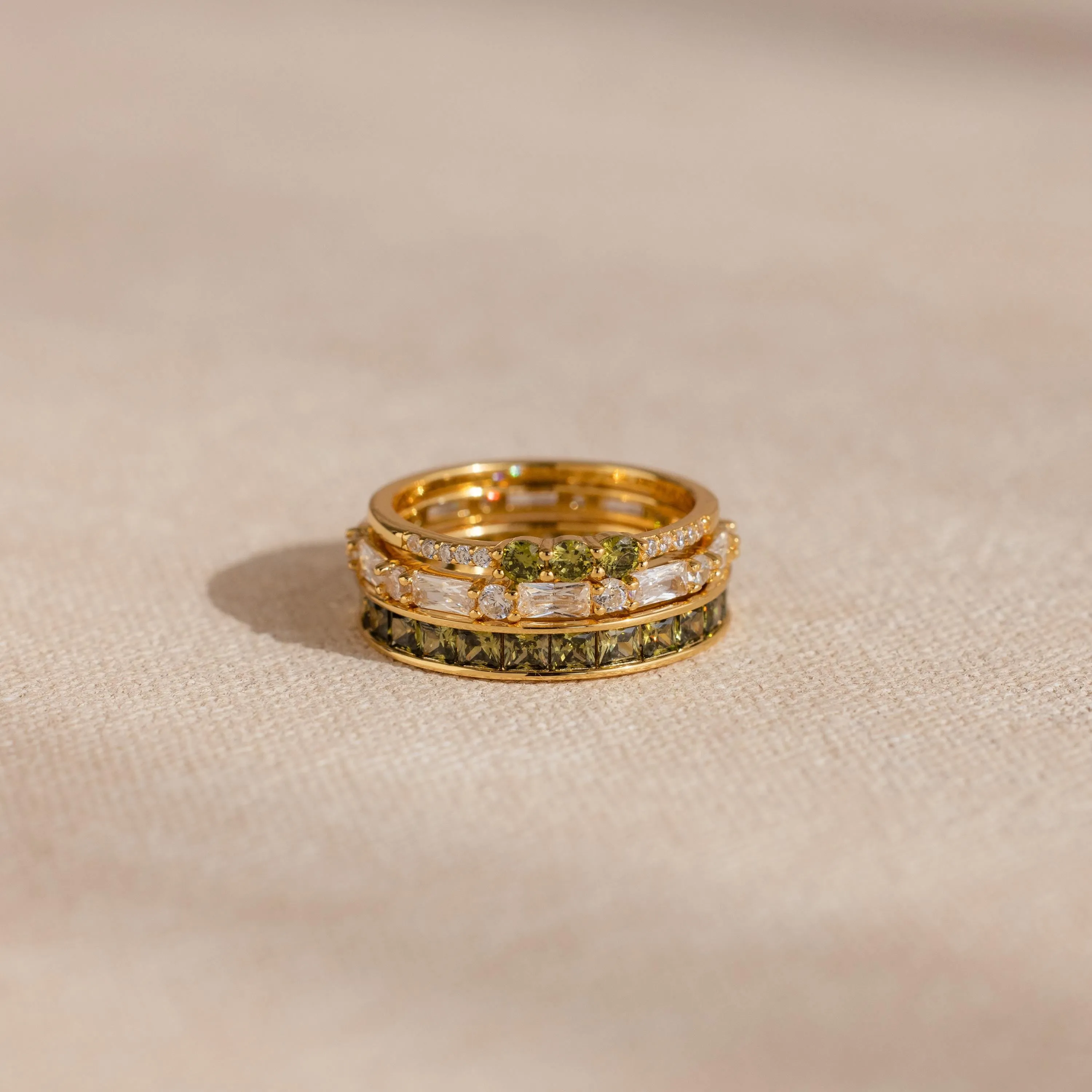 Peridot Rings Set