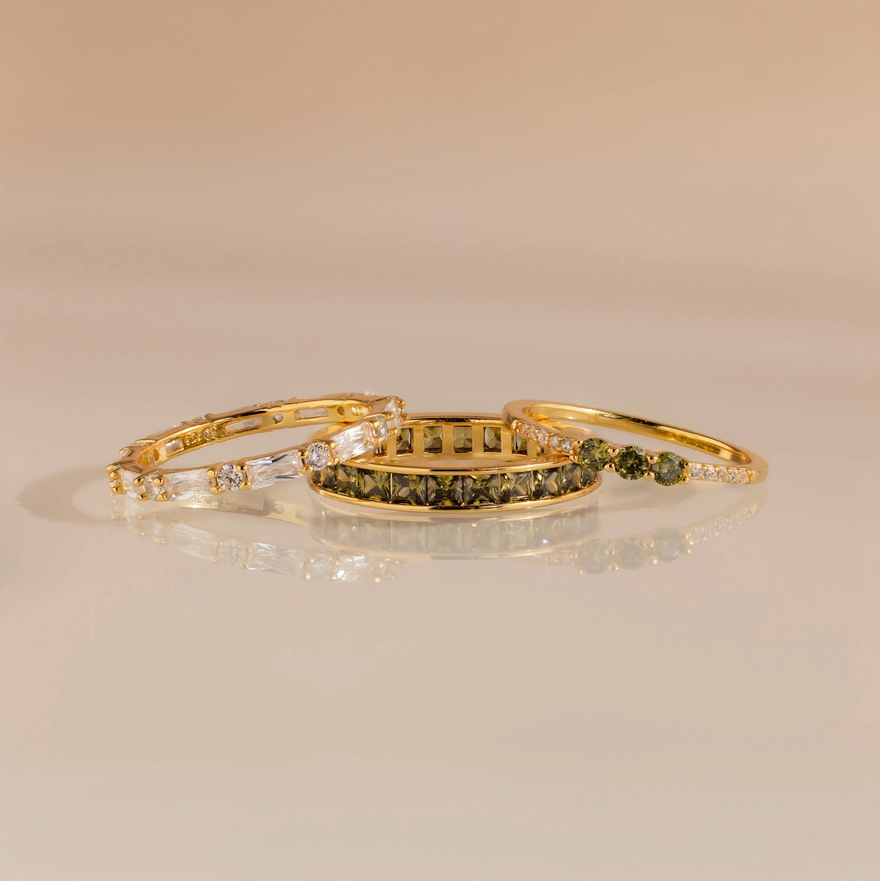 Peridot Rings Set