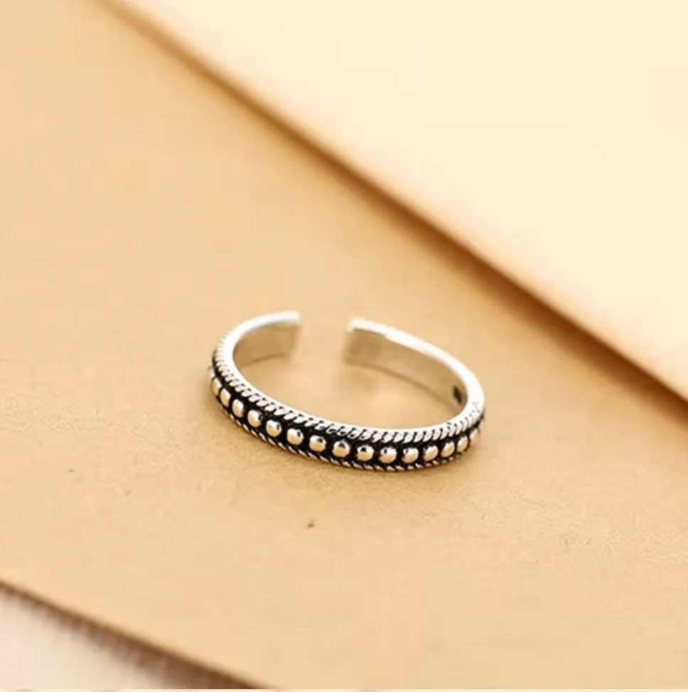 Pia | Adjustable Stainless Silver Ring