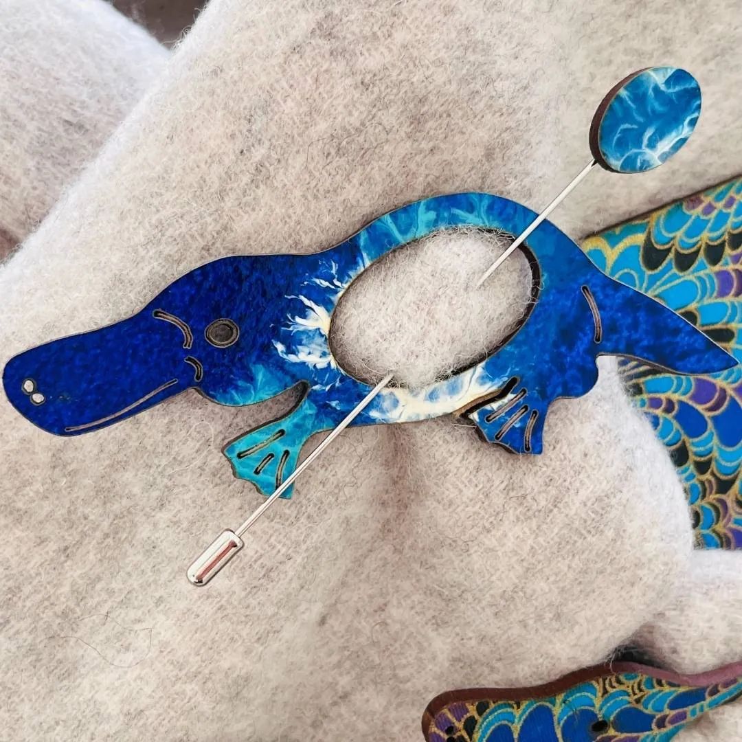Platypus Scarf Pin (5 Colors)
