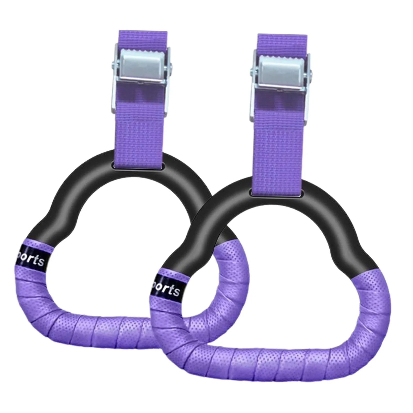 Premium Gymnastics Rings for Kids & Adults – Non-Slip Swing Rings with Adjustable Straps, High Load Capacity (150kg), Safe ABS Material for Home Fitness & Play