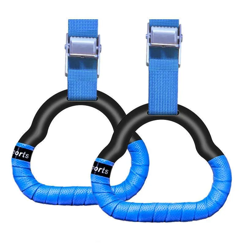 Premium Gymnastics Rings for Kids & Adults – Non-Slip Swing Rings with Adjustable Straps, High Load Capacity (150kg), Safe ABS Material for Home Fitness & Play