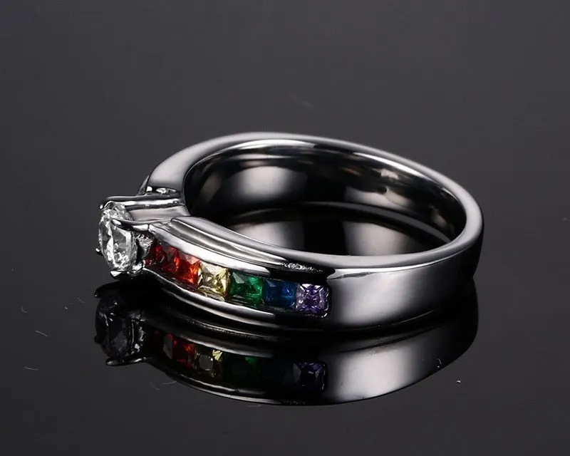 Pride Rhinestones Ring