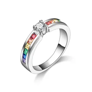 Pride Rhinestones Ring