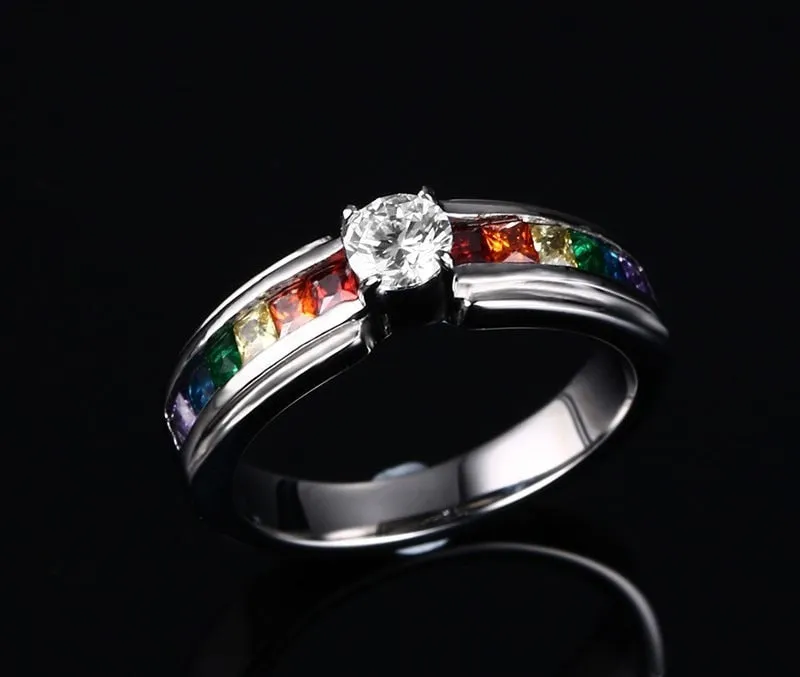 Pride Rhinestones Ring