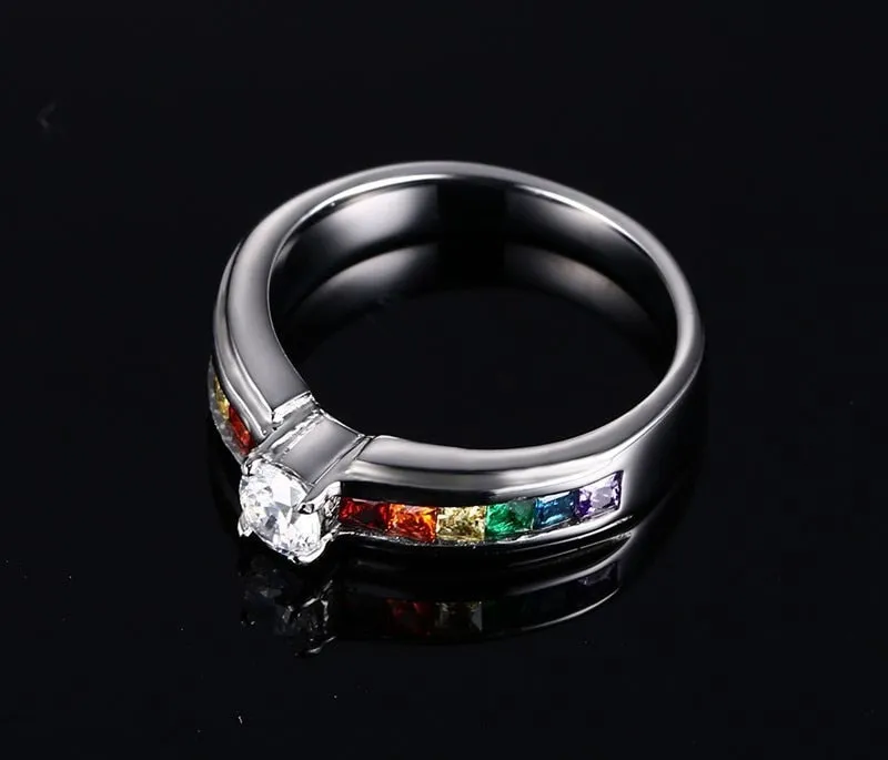 Pride Rhinestones Ring