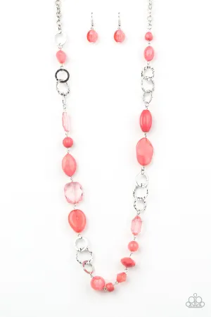 Prismatic Paradise Pink Paparazzi Necklace
