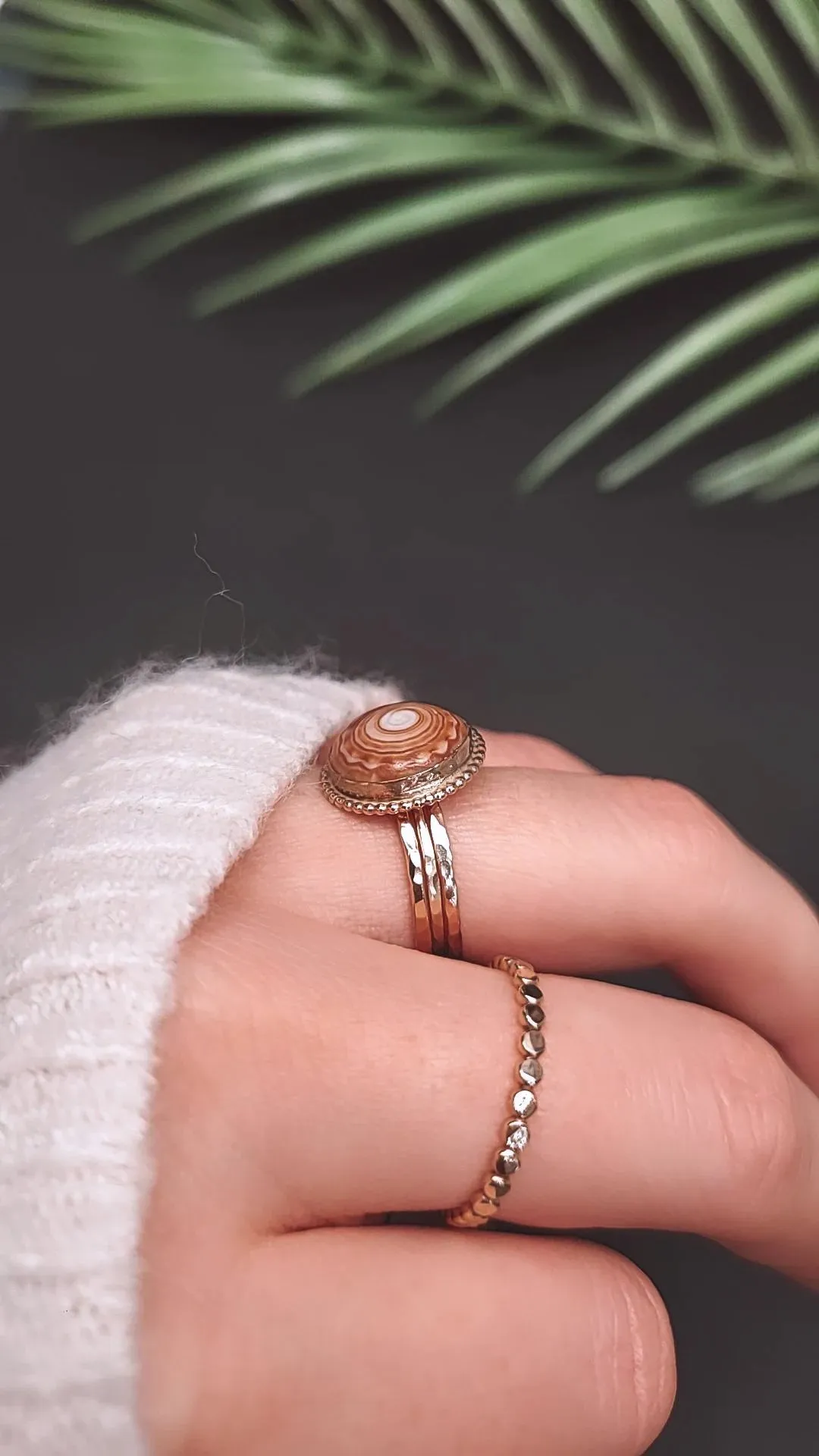 Puka Pimpin Ring Brown