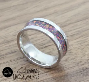 Purple Opal Ring
