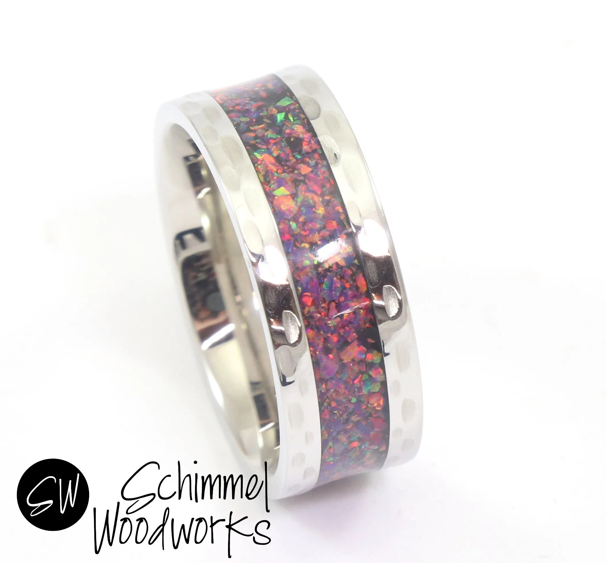 Purple Opal Ring